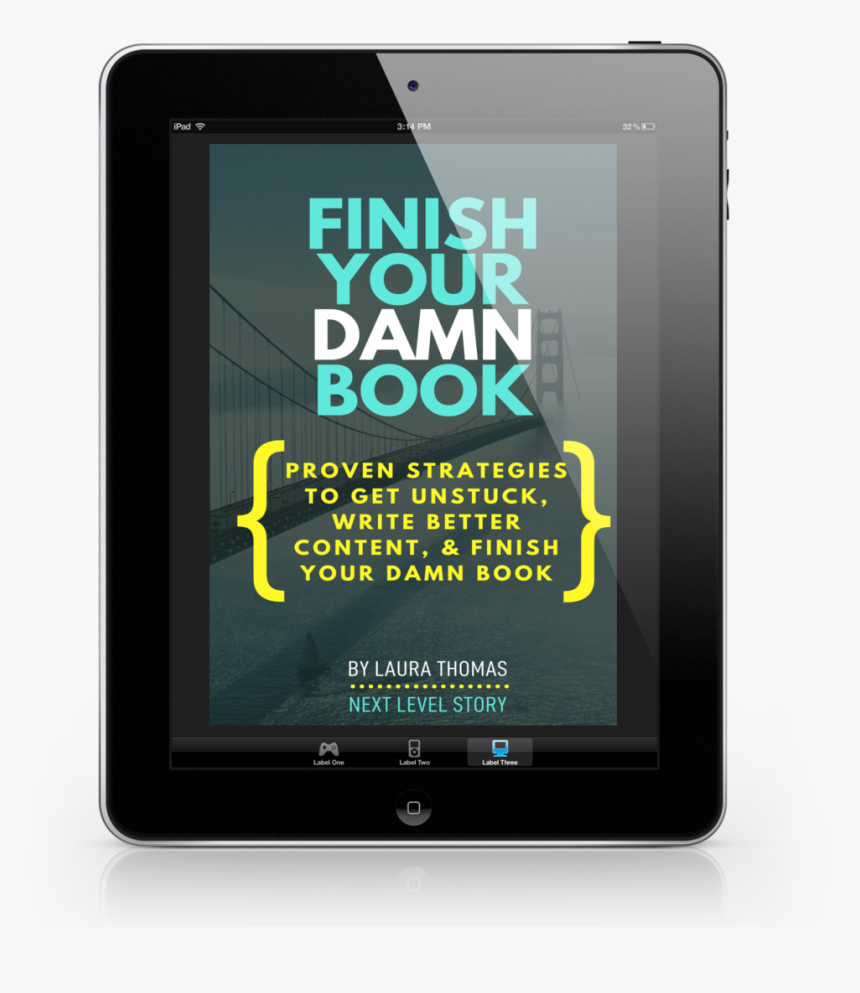 How To Write A Book - Tablet Computer, HD Png Download