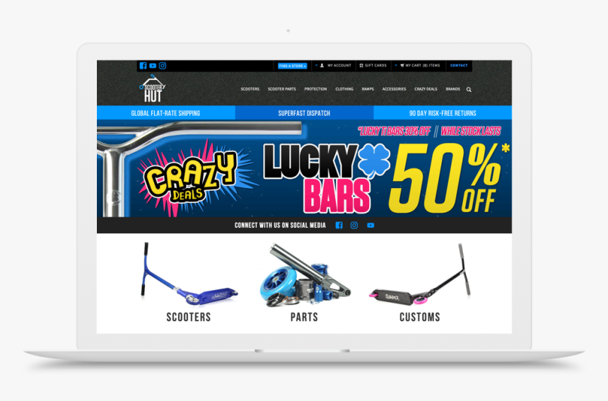 Scooter Hut Laptop Hp3919 - Online Advertising, HD Png Download