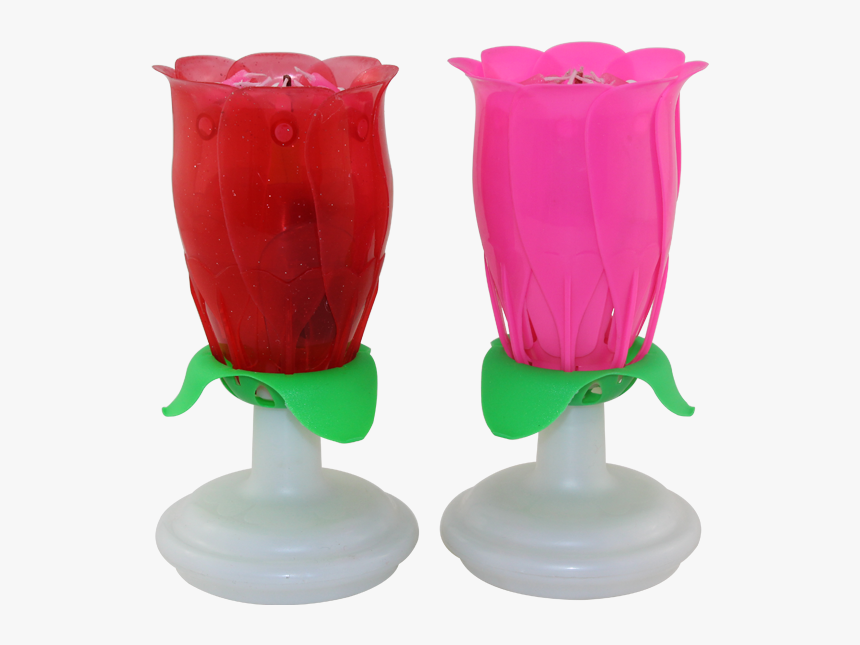 Rose Flower Music Birthday Candle,birthday Candle,round - Plastic, HD Png Download