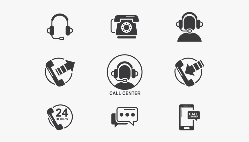 Call Center Icon Png, Transparent Png