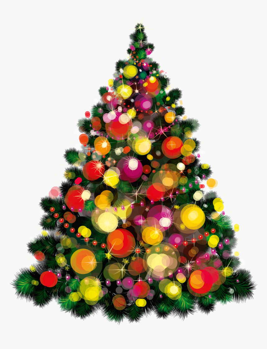 Christmas Tree Vector, HD Png Download