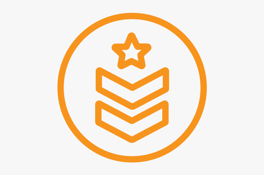 Advantage-icon - Orange Military Icon, HD Png Download