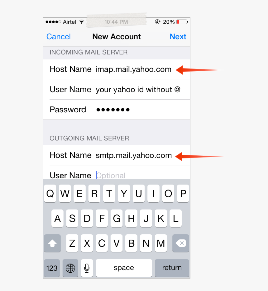 Yahoo Server Unavailable , Png Download - Iphone, Transparent Png