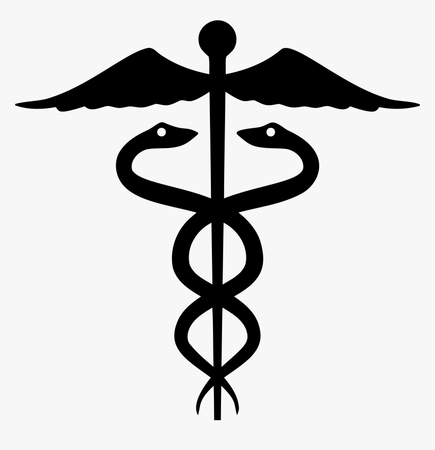Caduceus Clipart - Rod Of Asclepius, HD Png Download