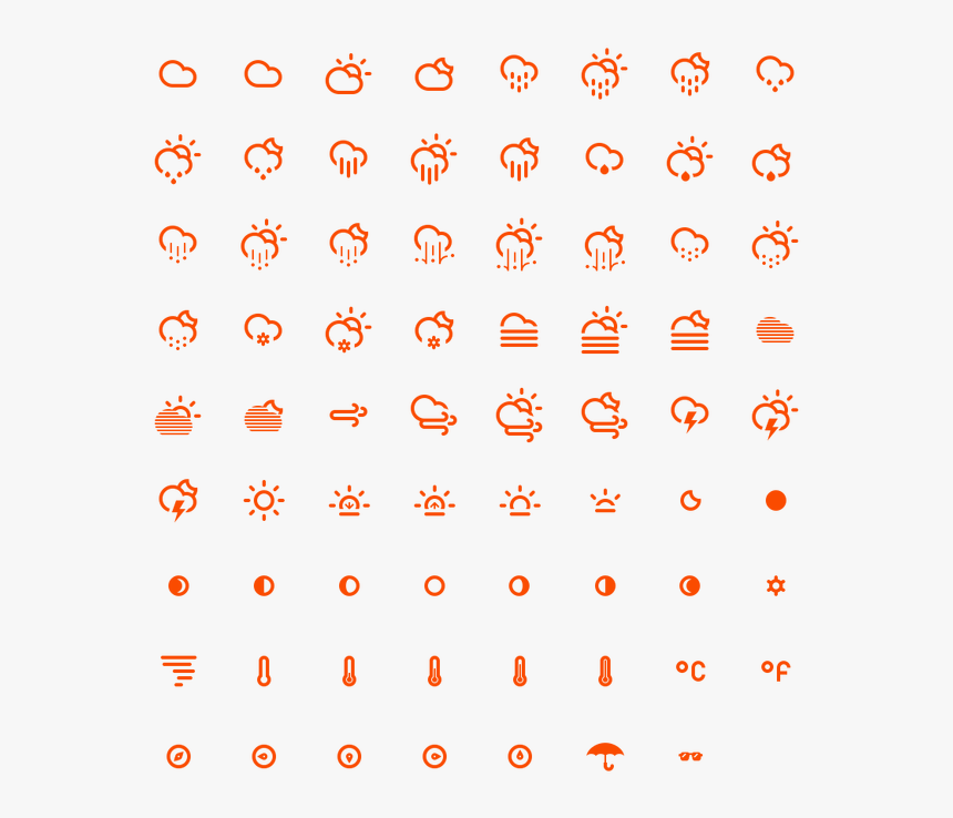 Weather Icons Svg Free, HD Png Download