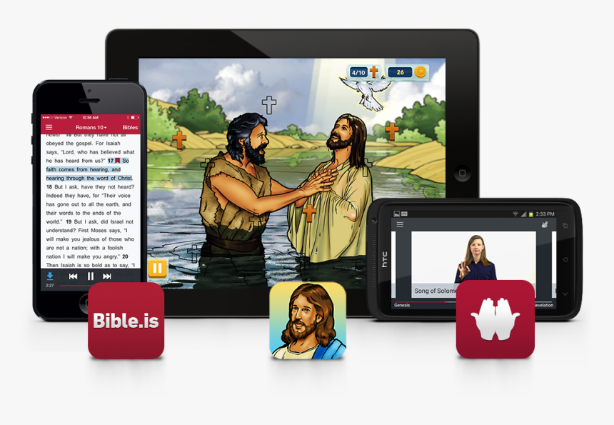 La Familia De Aplicaciones De Bible - Bible, HD Png Download