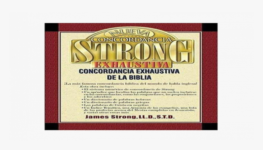 Libro Concordancia Strong, HD Png Download