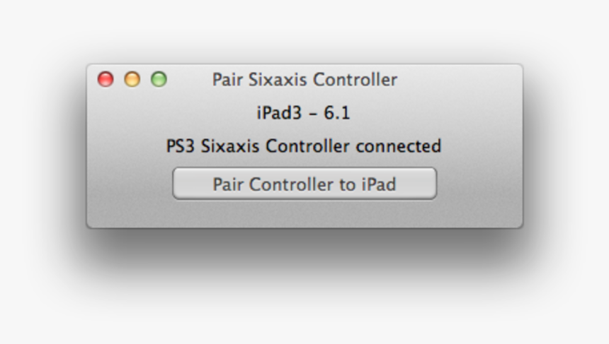 How To Connect Your Ps3 Controller To Your Ipad Or - Apple, HD Png Download