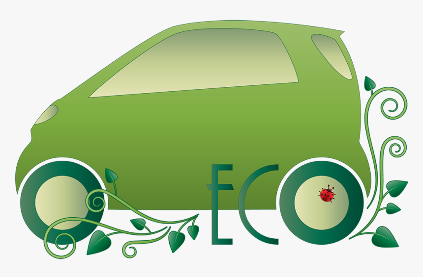 Eco Friendly Car - Hybrid Car Logo Png, Transparent Png