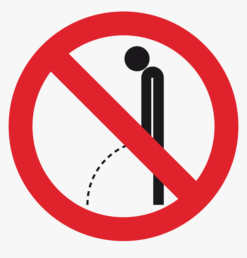 Angle,area,text - Road Sign No Pedestrian, HD Png Download