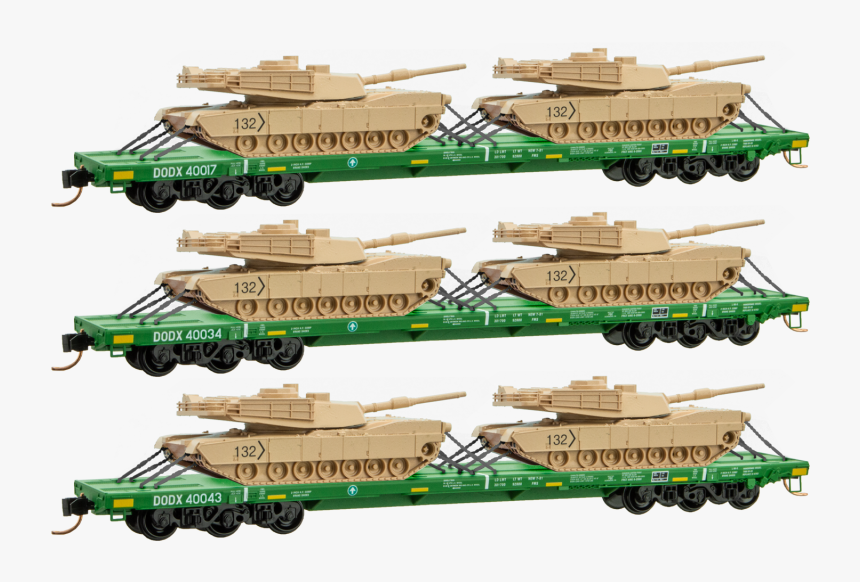 Dodx Flat Car Cascade Green 3pk - Fge Dodx, HD Png Download
