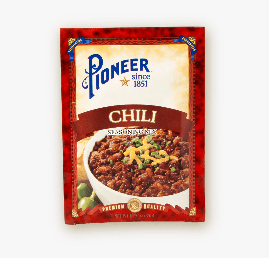 Chili Seasoning Mix Pioneer Packaging - Pioneer Fat Free Country Gravy Mix, HD Png Download