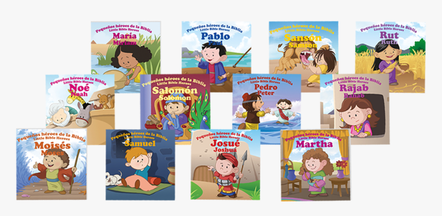 Coleccion Pequeños Heroes De La Biblia, HD Png Download