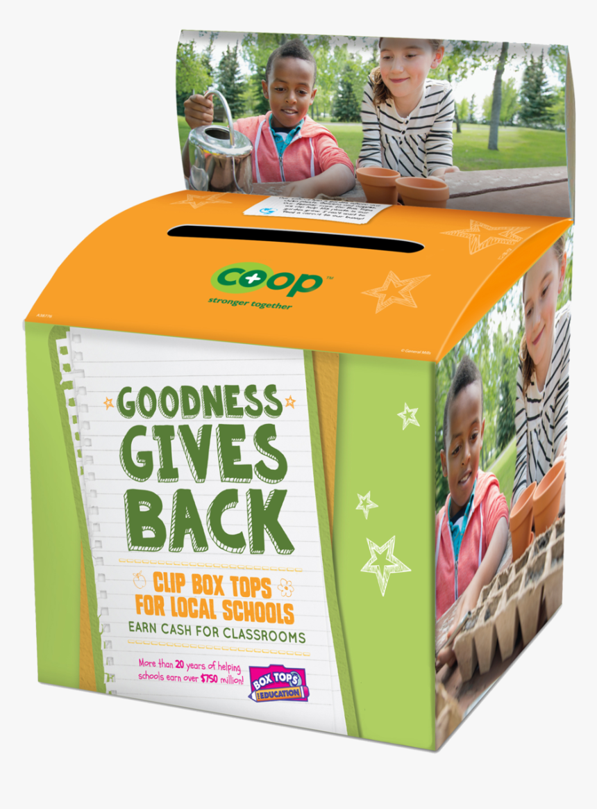 Btfe Cause Promotion Collection Box Image 2017 Augb - Box Tops, HD Png Download