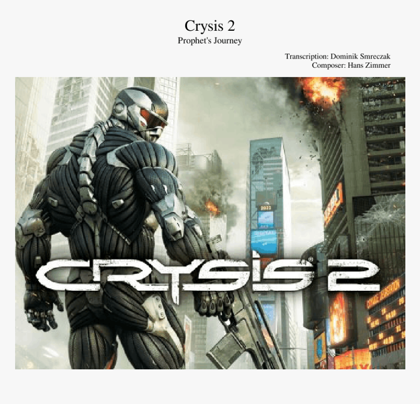 Crysis 2 Pc, HD Png Download