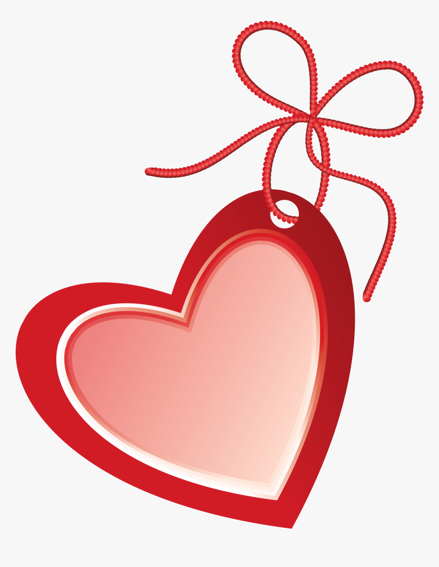 Valentine Clipart Tag - Heart Price Tag Png, Transparent Png