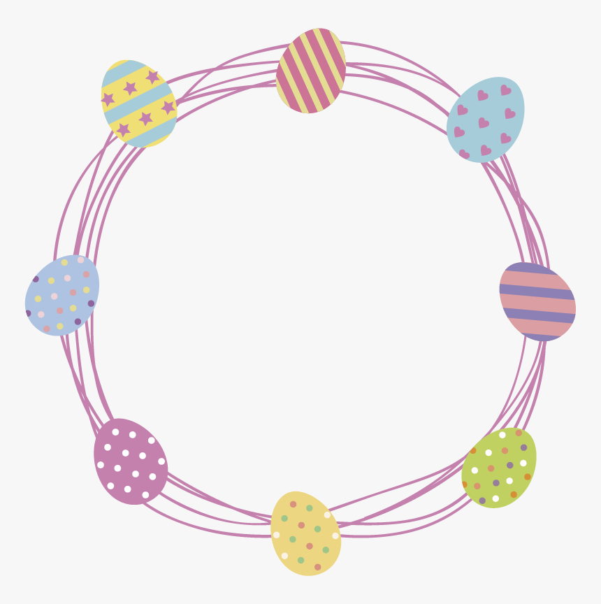 Easter Clipart Wreath, HD Png Download