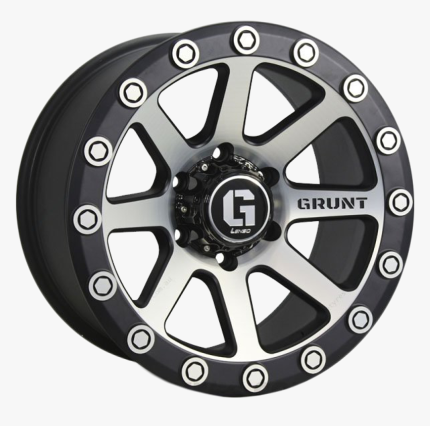 /27092016/lenso Grunt G1 Black Machined Face - Custom Holden Colorado 7, HD Png Download