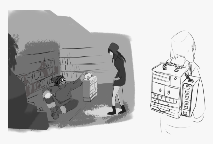 Dawa S Backpack Scene - Illustration, HD Png Download