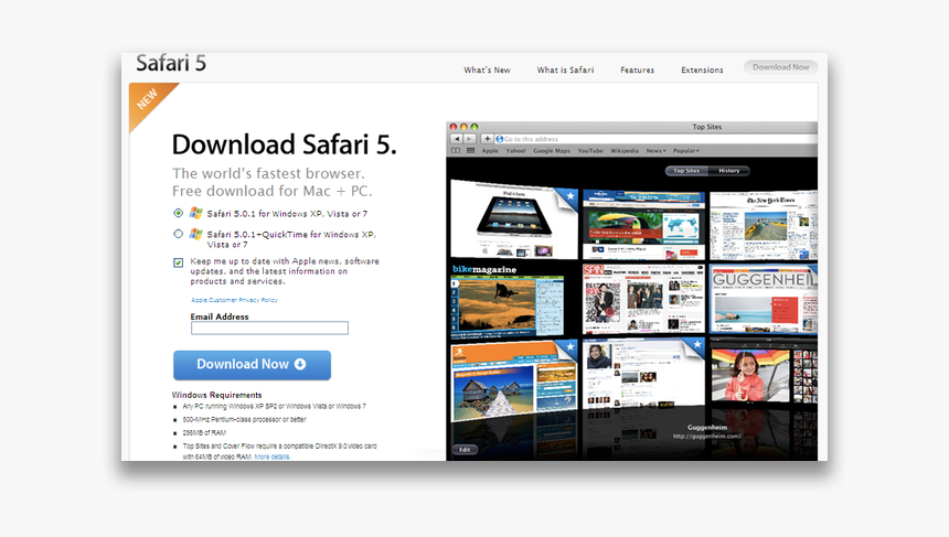 Safari For Windows, HD Png Download