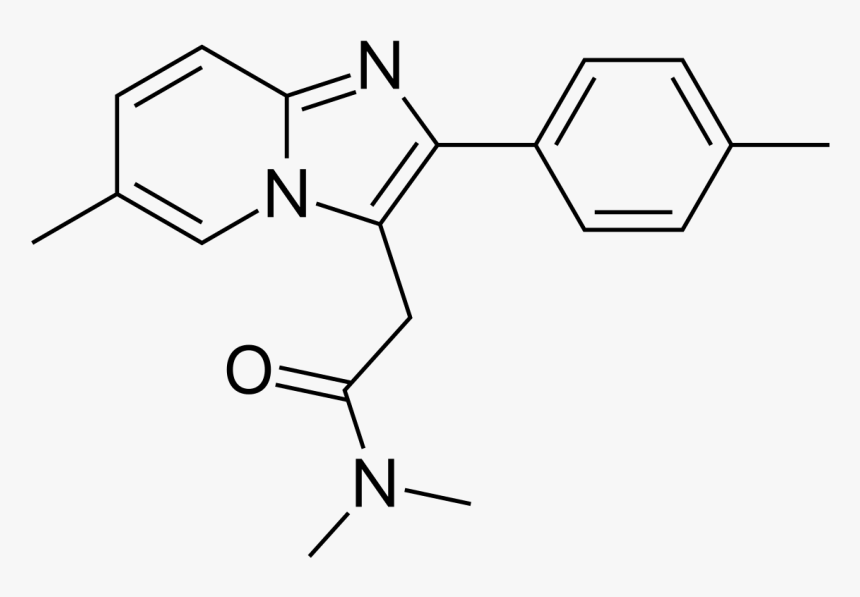 Zolpidem Structure, HD Png Download