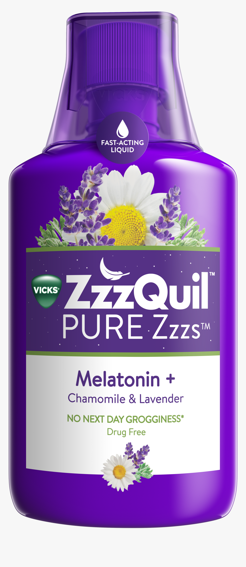 Zzzquil Pure Zzzs Liquid, HD Png Download