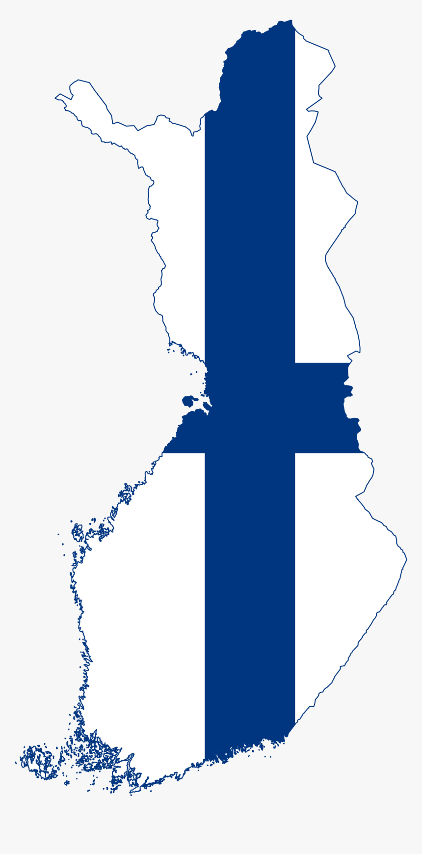 Finland Flag And Map, HD Png Download
