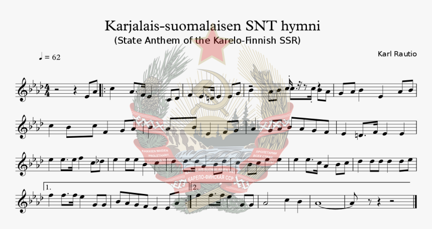 Finland Flag Png , Png Download - Sheet Music, Transparent Png