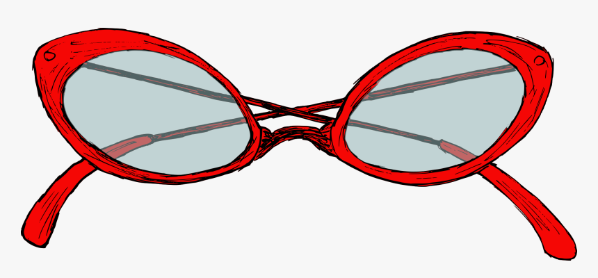 Vintage Eye Glasses Drawing 2 1, HD Png Download