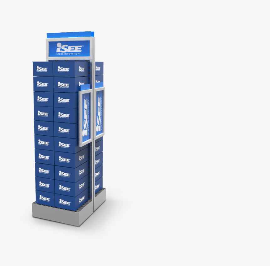 Isee Multistack Beverage Floor Display Back To Back - Convenience Store Stack Display, HD Png Download