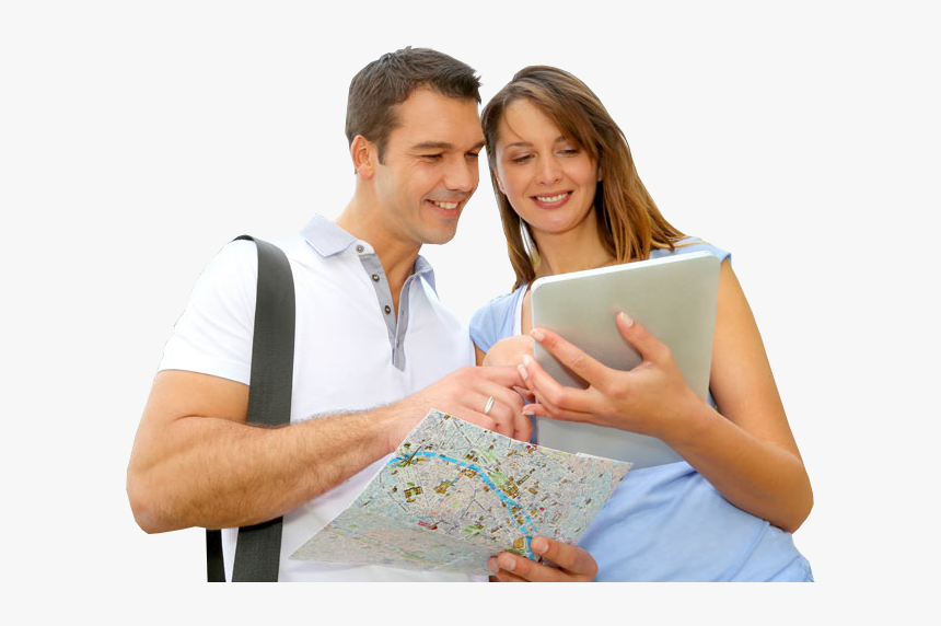 Png Holding Map - Eiffel Tower, Transparent Png