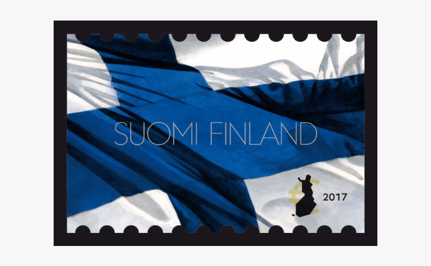 Let The Flag Fly - Suomen Lippu Postimerkki, HD Png Download