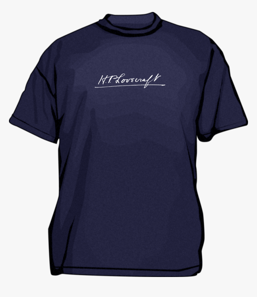 Lovecraft Autograph T-shirt, HD Png Download