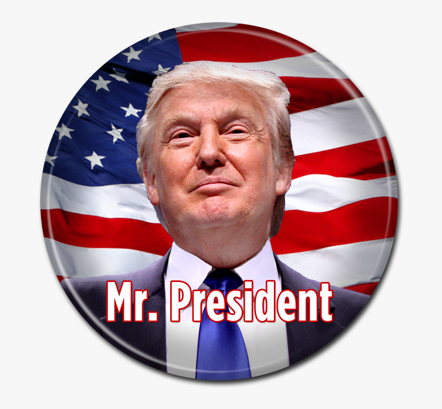 President Donald Trump - Trump For President Badge, HD Png Download