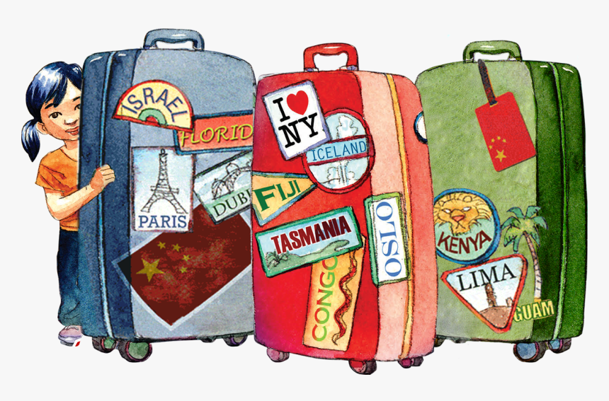 Chinese Travel Cartoon, HD Png Download