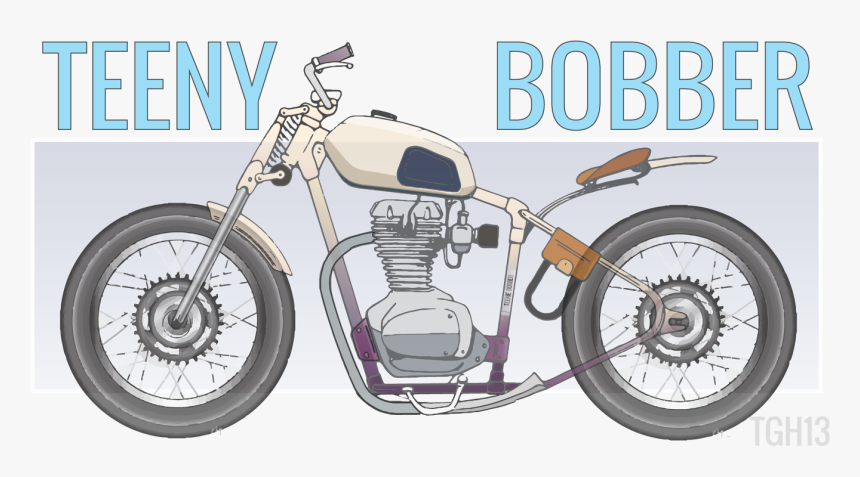 Motorcycle Vintage T Shirt Design, HD Png Download