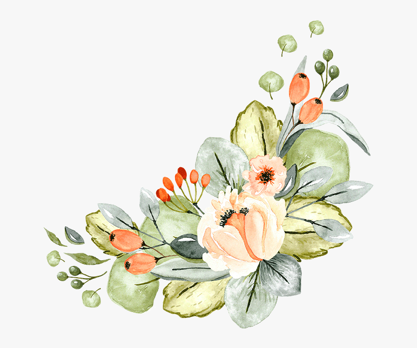 Curved Orchard Fruit Flower Bunch - Bouquet, HD Png Download