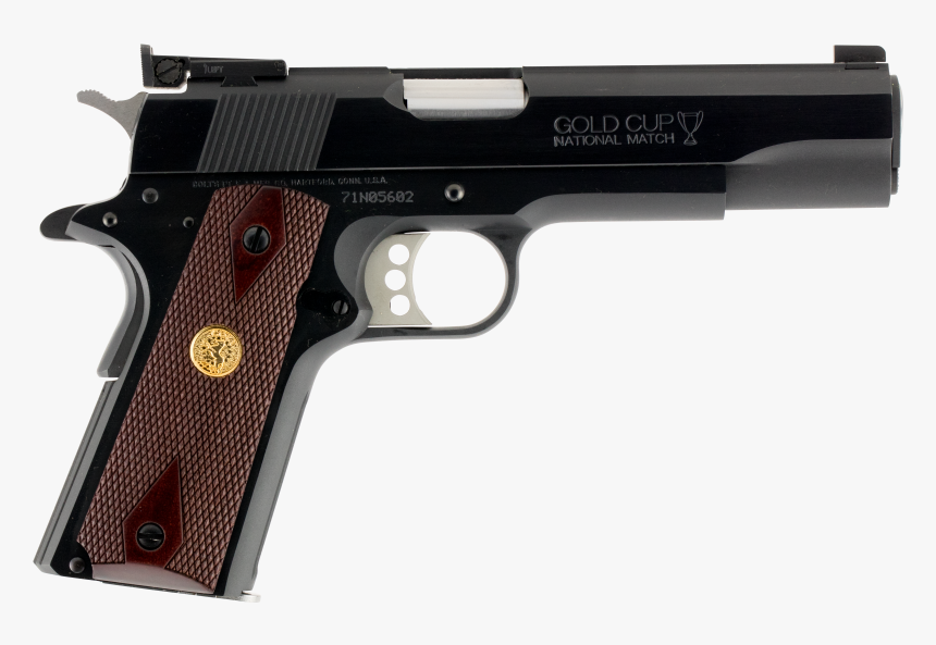 Colt 1911 9mm Gold Cup, HD Png Download