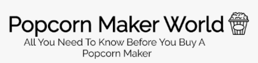 Popcorn Maker World - Black-and-white, HD Png Download