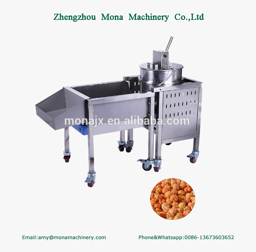 Caramel 50kg/h Popcorn Machine Popcorn Ball Making - Machine, HD Png Download
