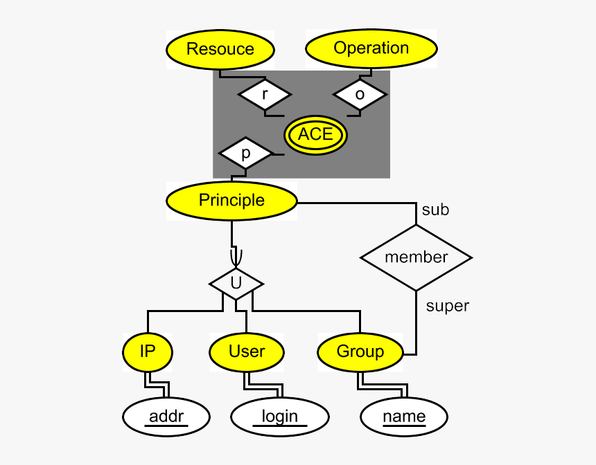 Acl Er Diagram, HD Png Download