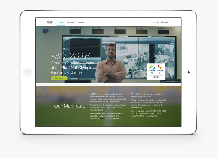 Cisco Rio Website On Your Phone - Online Advertising, HD Png Download