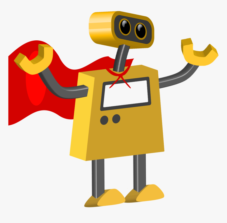 Bitmap And Vector Cartoon Image Download Clipart , - Happy Thanksgiving Robot, HD Png Download