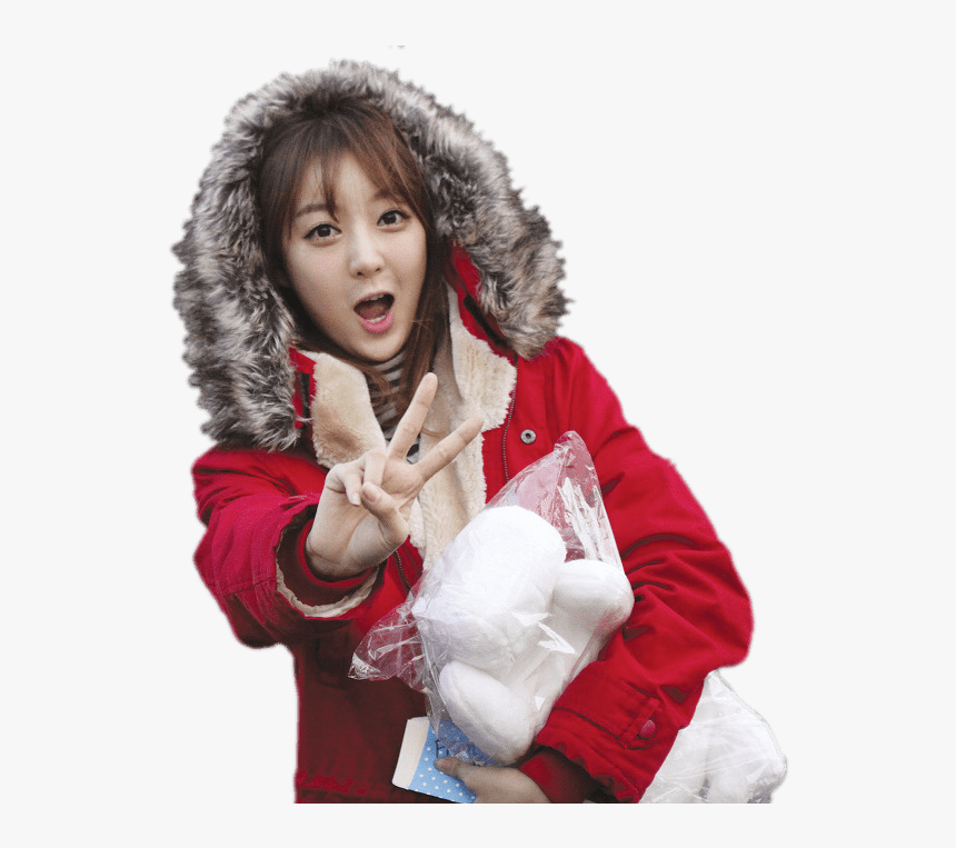 Exid Hyerin Peace Sign - Girl, HD Png Download
