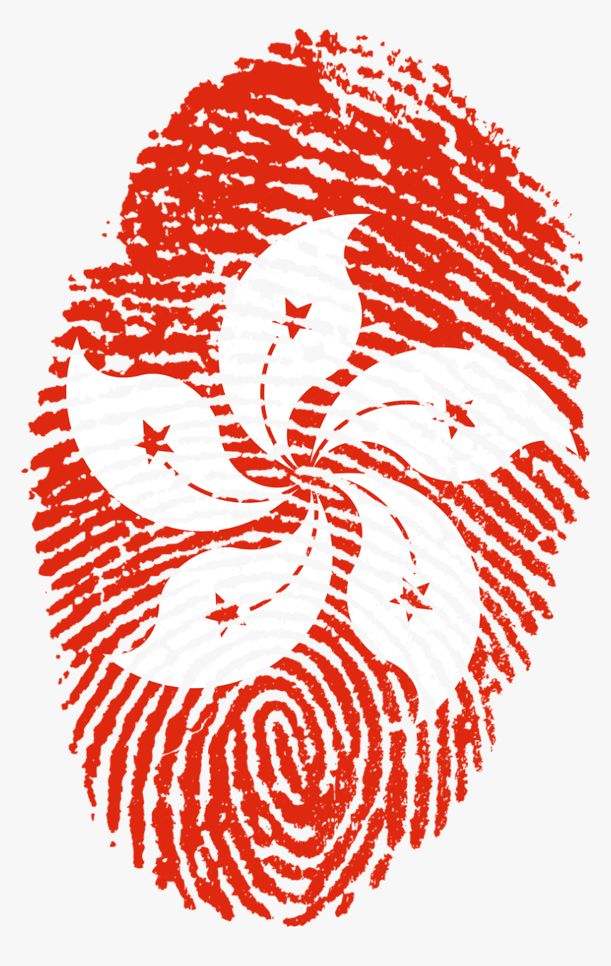 Hong Kong Flag Fingerprint, HD Png Download