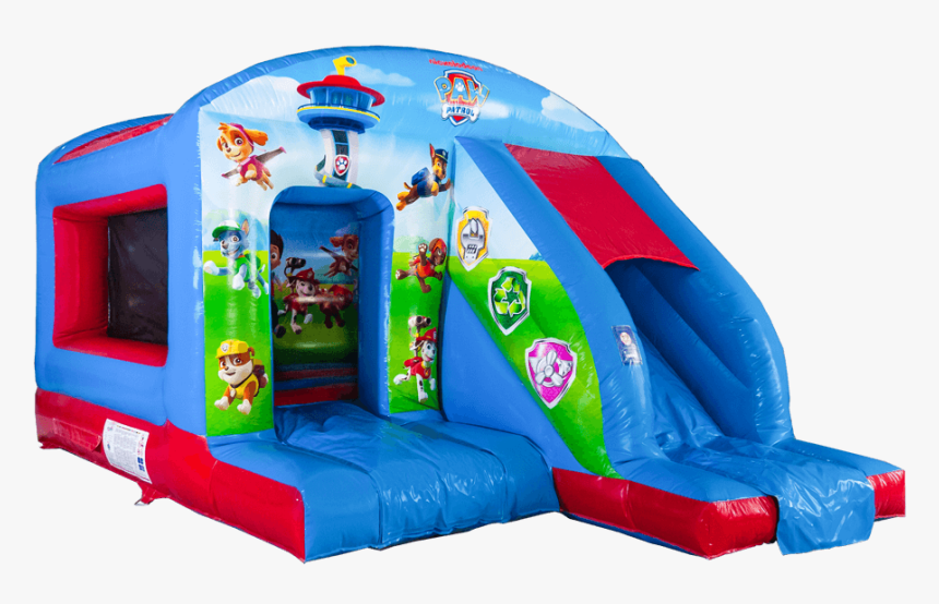 Box Jump ‘n’ Slide Combi Paw Patrol - Inflatable, HD Png Download