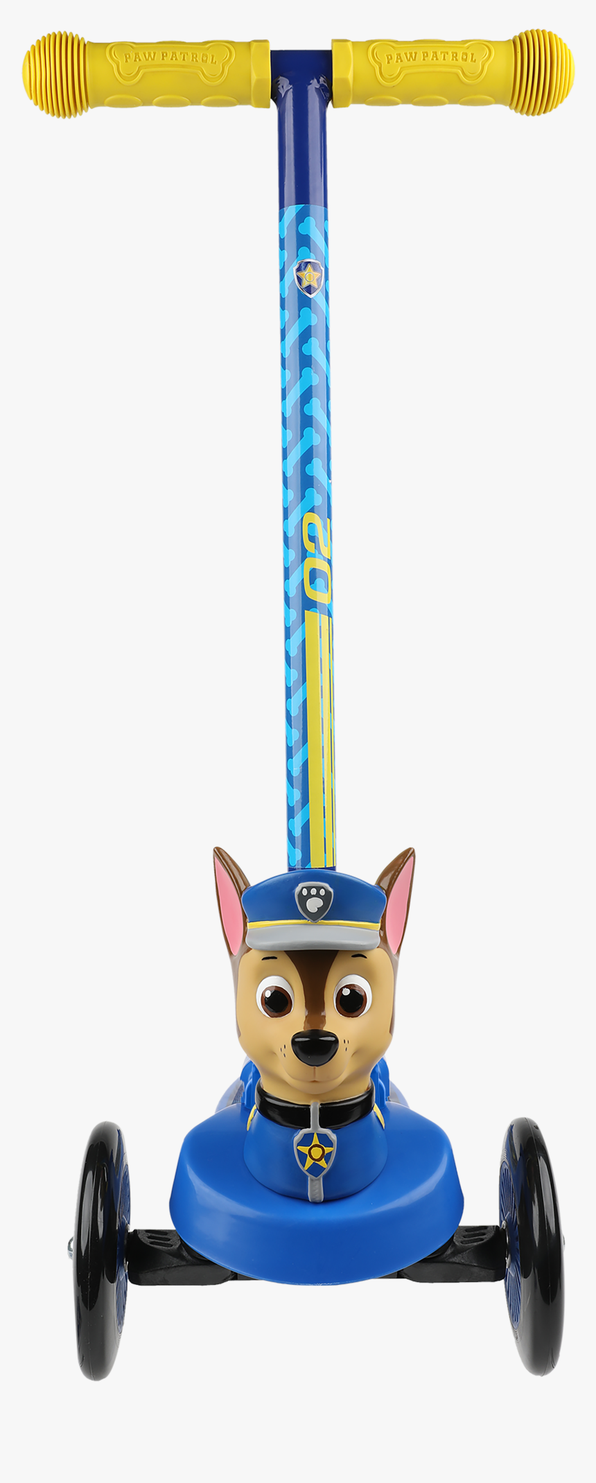 Paw Patrol Chase 3 Wheel Scooter, HD Png Download