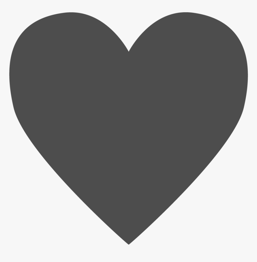 Cosas Para Photoscape - Grey Heart, HD Png Download