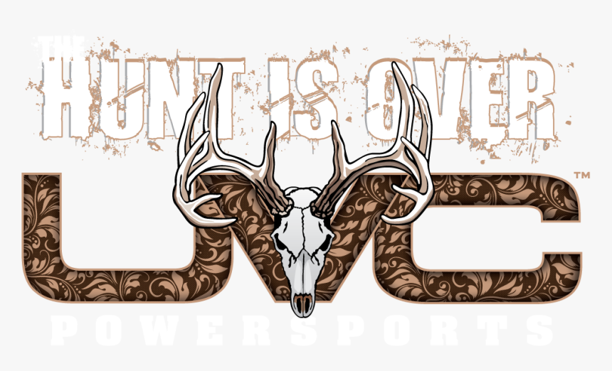 Hunting Logo Dark Background - Reindeer, HD Png Download