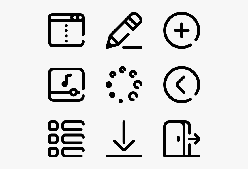 Linear E Commerce Icons, HD Png Download